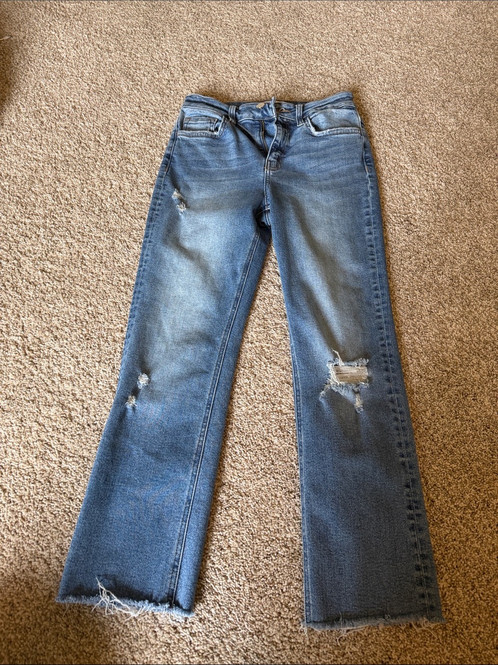 Flying monkey Women's Distressed Blue Jeans